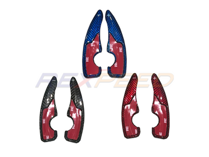 Rexpeed Dry Carbon Shift Paddles Extension Red for GR86 / BRZ