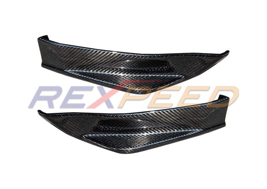 Rexpeed STI Style Carbon Rear Bumper Extensions for BRZ/GT86
