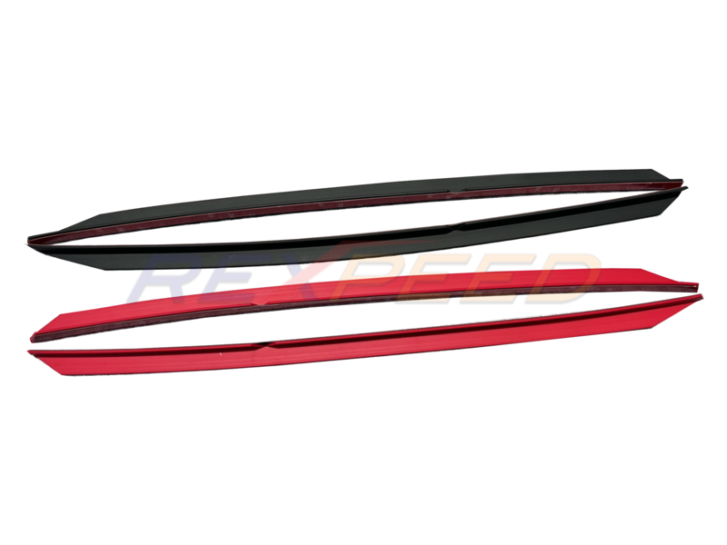 Rexpeed V1 EPDM Splitter Spoiler Black for BRZ/GR86