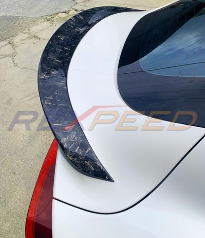 Rexpeed V2 Forged Carbon Spoiler Gloss for Toyota Supra