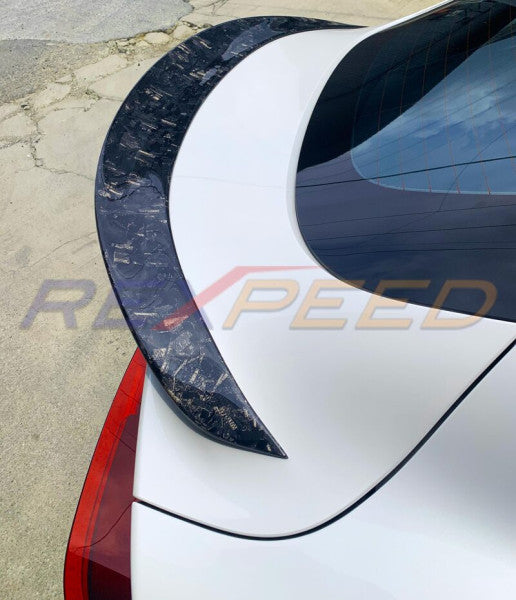 Rexpeed Supra GR V2 Forged Carbon Spoiler Matte for Toyota Supra