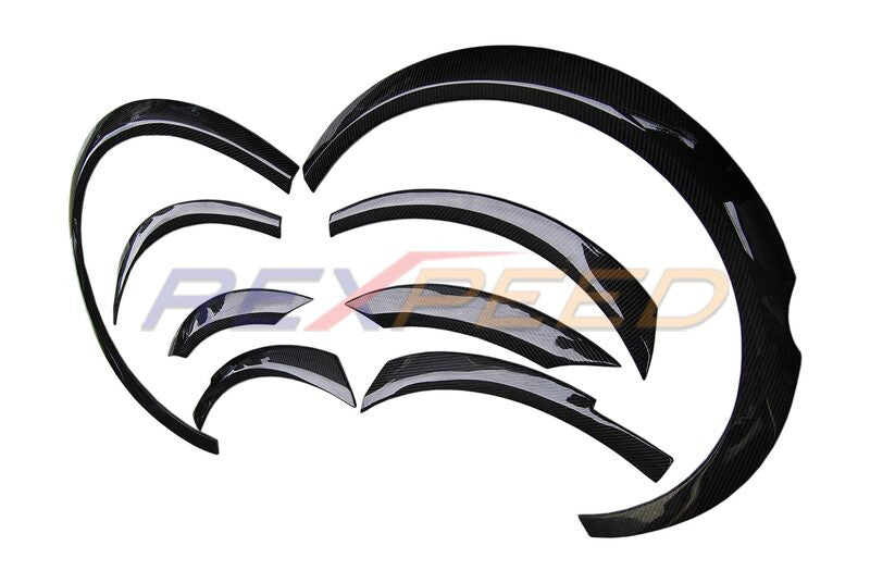Rexpeed Supra GR V2 Carbon Fibre Fender Trim Kit Matte for Toyota Supr