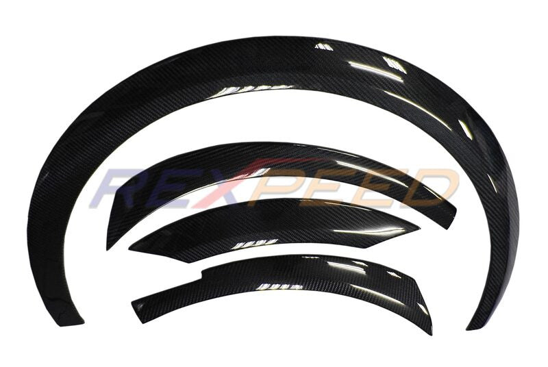 Rexpeed Supra GR V2 Carbon Fibre Fender Trim Kit Matte for Toyota Supr