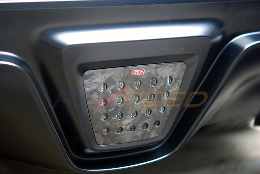Rexpeed Forged Carbon Reverse Light Badge for Toyota Supra
