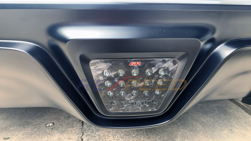 Rexpeed Forged Carbon Reverse Light Badge for Toyota Supra