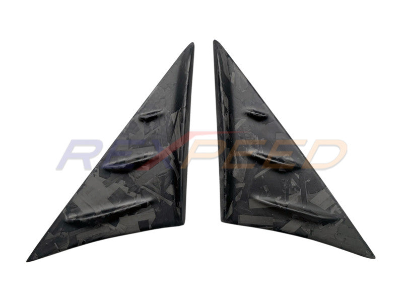 Rexpeed Forged Carbon Wind Deflector Gloss for Toyota Supra