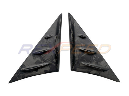 Rexpeed Forged Carbon Wind Deflector Gloss for Toyota Supra