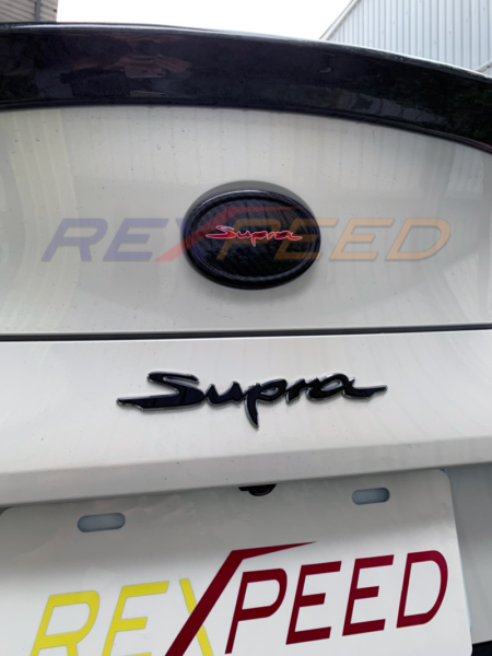 Rexpeed Dry Carbon Emblem Cover for Toyota Supra GR