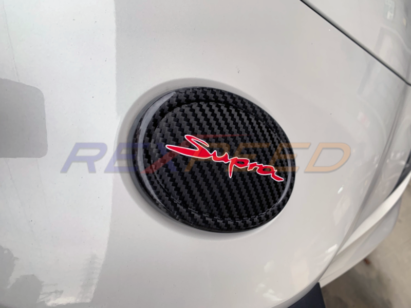 Rexpeed Dry Carbon Emblem Cover for Toyota Supra GR