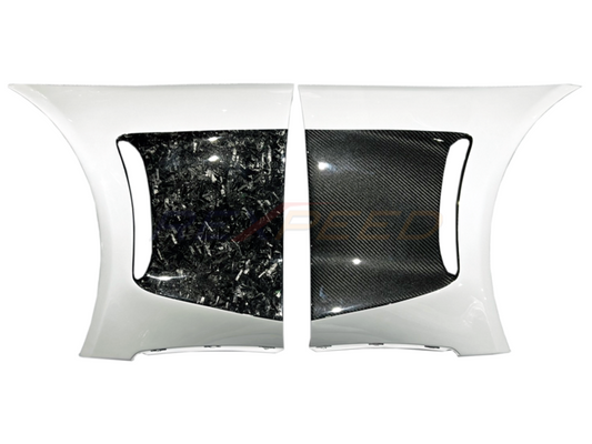 Rexpeed V2 Front Fender Duct Panel Matte Carbon for Toyota Supra