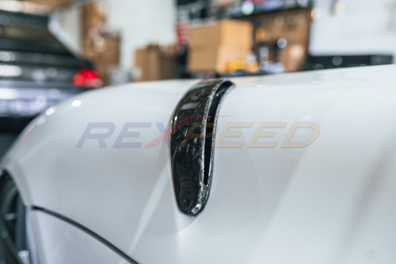 Rexpeed Supra V2 Forged Carbon Bonnet Ducts Matte | 2020+