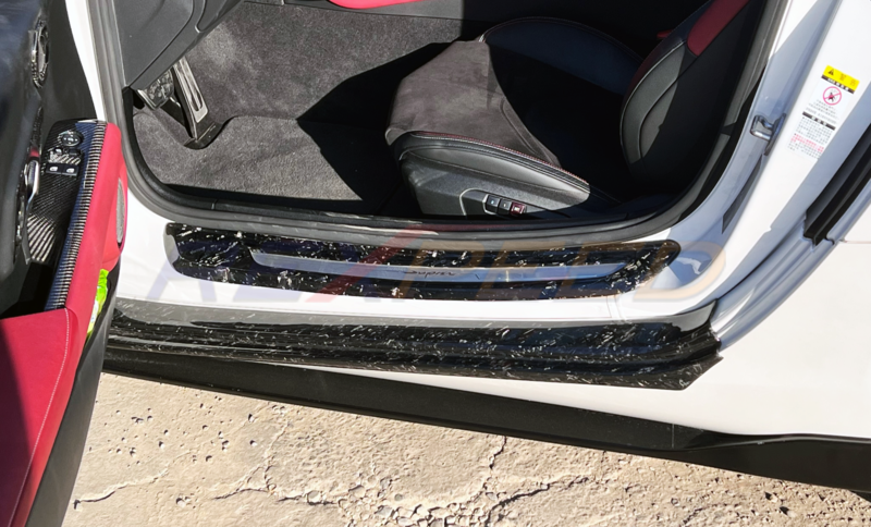Rexpeed Supra GR Forged Carbon Door Sill Plate Matte