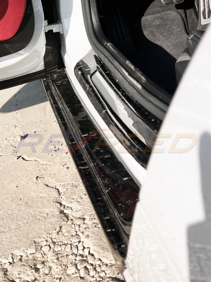 Rexpeed Forged Carbon Door Sill Plate Gloss for Toyota Supra