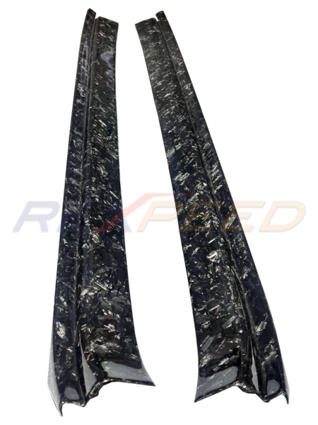 Rexpeed Forged Carbon Door Sill Plate Gloss for Toyota Supra