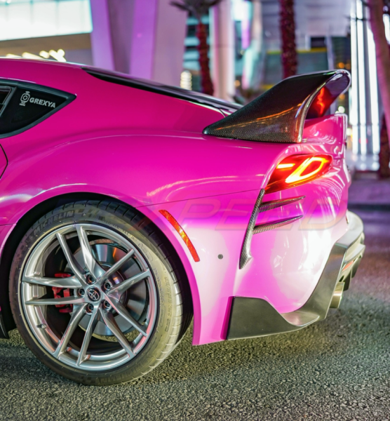 Rexpeed V1 Carbon Fiber Rear Canards for Toyota Supra