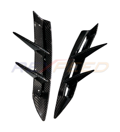 Rexpeed Dry Carbon Rear Canards V2 for Toyota Supra
