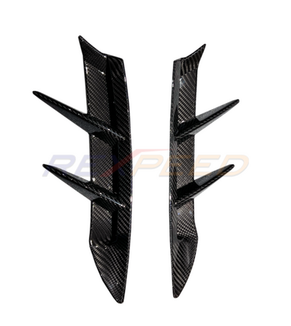 Rexpeed Dry Carbon Rear Canards V2 for Toyota Supra