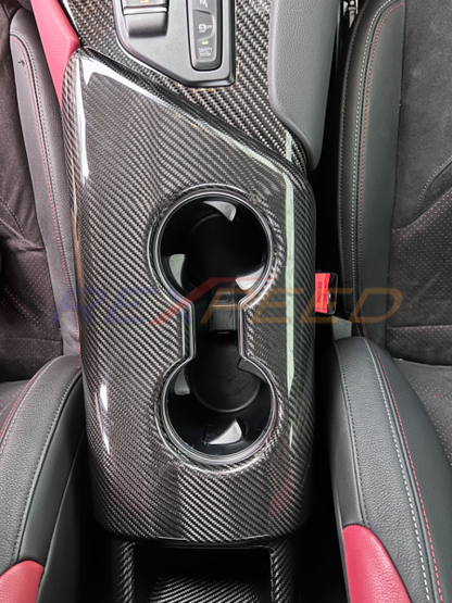 Rexpeed Supra GR Dry Carbon Armrest Cover Gloss