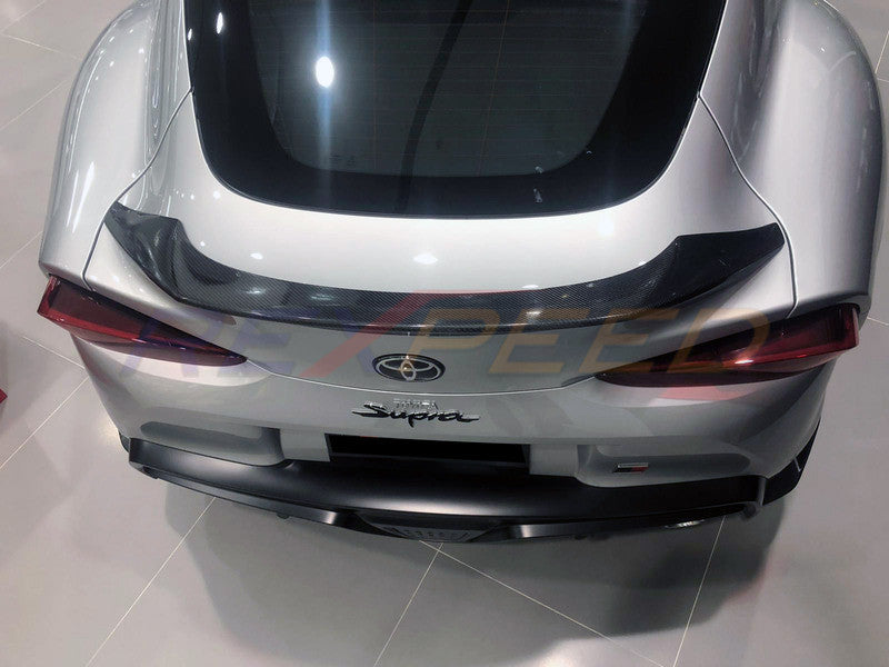 Rexpeed Supra GR Dry Carbon Spoiler Matte for Toyota Supra