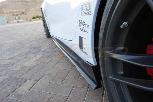 Rexpeed Supra GR V2 CF Side Skirt Extension Matte for Toyota