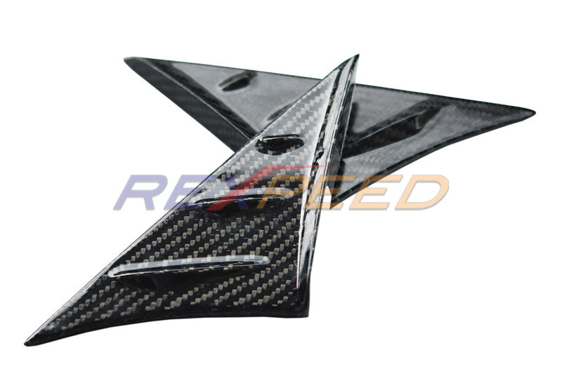 Rexpeed Carbon Fiber Wind Deflector Matte for Toyota Supra