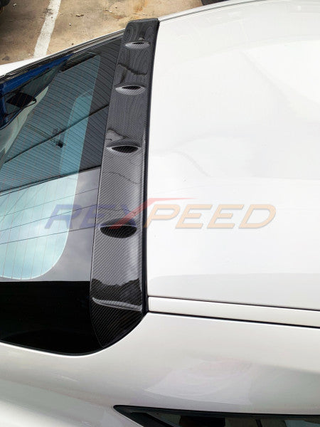 Rexpeed V3 Carbon Fibre Roof Spoiler Gloss for Toyota Supra