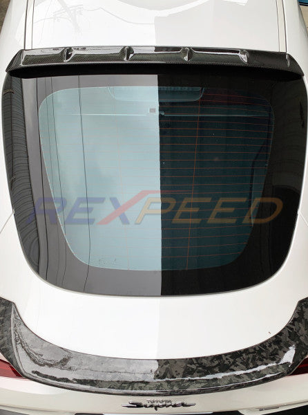 Rexpeed V3 Carbon Fibre Roof Spoiler Gloss for Toyota Supra