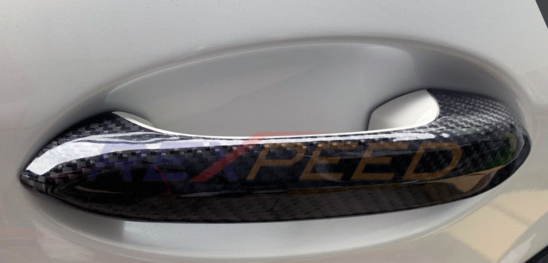 Rexpeed Carbon Door Handle Covers Gloss for Toyota Supra