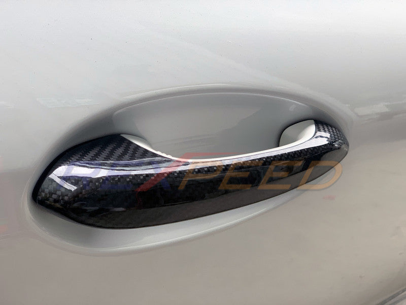 Rexpeed Carbon Door Handle Covers Gloss for Toyota Supra