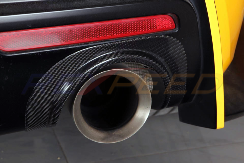 Rexpeed Dry Carbon Rear Bumper Exhaust Shield for Toyota Supra