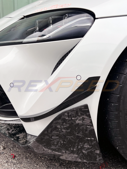 Rexpeed Supra GR V7 Dry Carbon Front Canards