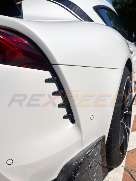 Rexpeed Supra GR Dry Carbon Rear Duct Cover Set 2-Piece