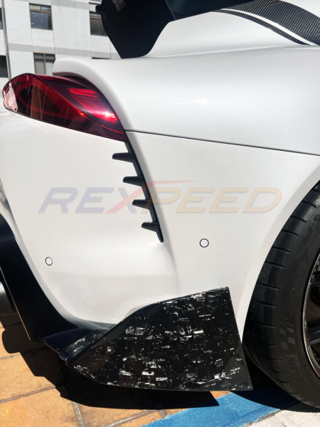 Rexpeed Supra GR Dry Carbon Rear Duct Cover Set 2-Piece