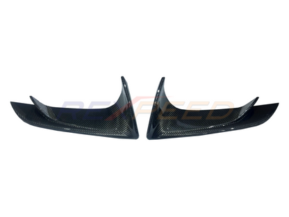 Rexpeed Dry Carbon Lower Front Bumper Covers Matte for Toyota Supra