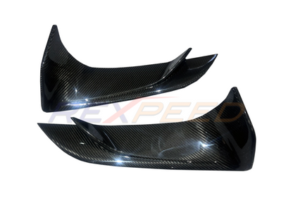 Rexpeed Dry Carbon Lower Front Bumper Covers Gloss for Toyota Supra