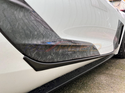 Rexpeed Carbon Fibre Door Sill Plate Matte for Toyota Supra