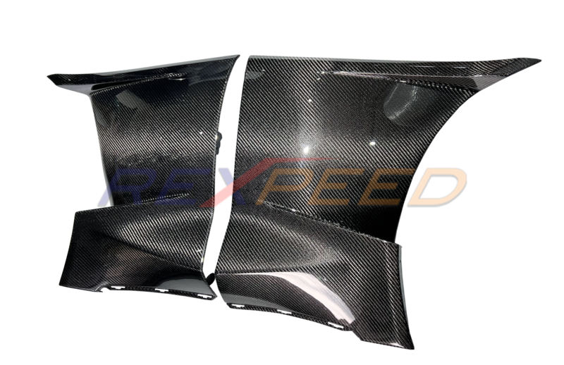 Rexpeed Supra GR Carbon Fibre Front Fender Duct Panel Matte | 2020+