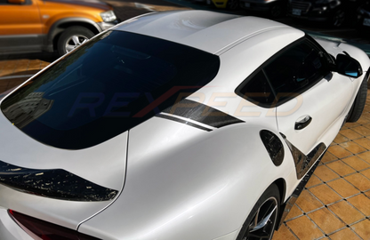 Rexpeed GR Carbon C-Pillar Decal Matte for Toyota Supra