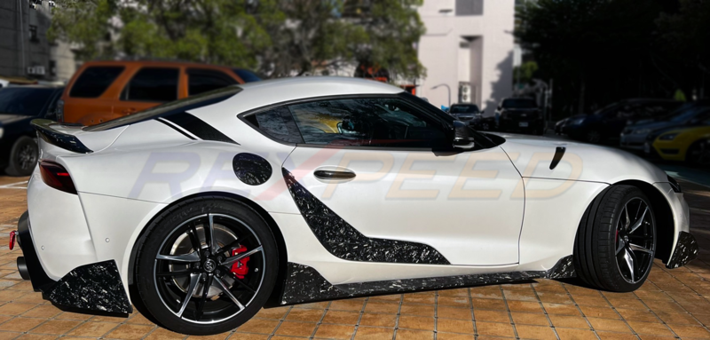 Rexpeed GR Carbon C-Pillar Decal Gloss for Toyota Supra