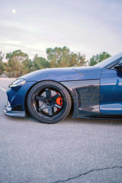 Rexpeed V2 Carbon Fibre Front Fender Duct Panel Gloss for Supra