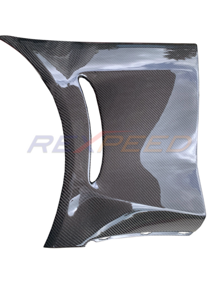 Rexpeed V2 Carbon Fibre Front Fender Duct Panel Gloss for Supra