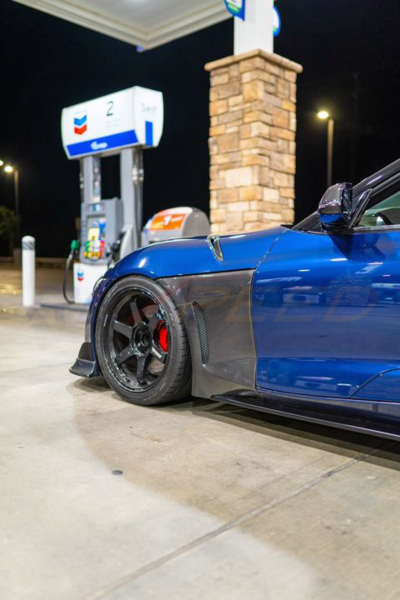 Rexpeed V2 Carbon Fibre Front Fender Duct Panel Gloss for Supra