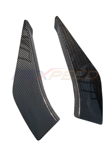 Rexpeed V5 Carbon Fibre Front Canards Matte for Toyota Supra