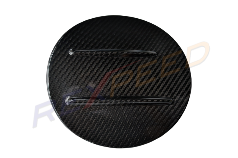 Rexpeed Dry Carbon Fuel Door Cover Gloss for Toyota Supra