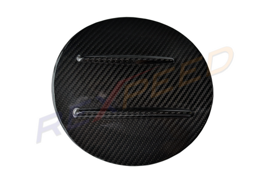 Rexpeed Dry Carbon Fuel Door Cover Gloss for Toyota Supra