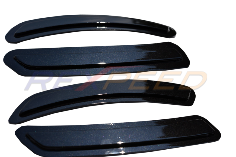 Rexpeed Front Rear Reflector Set Painted for Toyota Supra