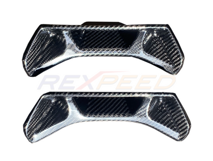 Rexpeed Dry Carbon Seat Delete Insert Cover Matte for Toyota Supra