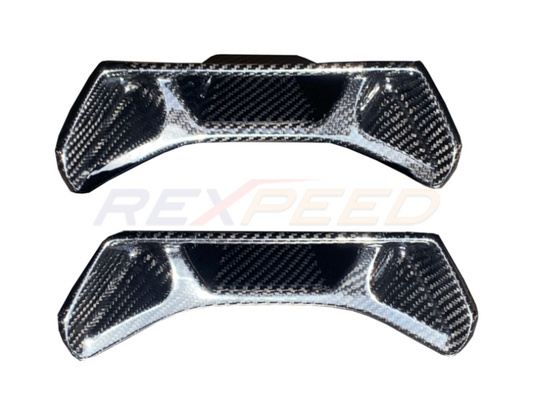 Rexpeed Dry Carbon Seat Delete Insert Cover Matte for Toyota Supra