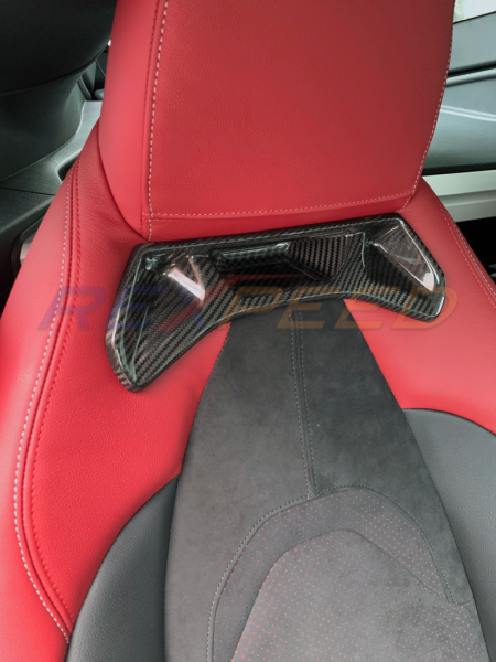 Rexpeed Dry Carbon Seat Delete Insert Cover Matte for Toyota Supra