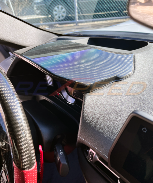 Rexpeed Dry Carbon Cluster Cover Matte for Toyota Supra
